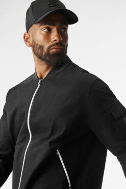 Division Ripstop Bomber Jacket - Black -ALO Clothing Shop M4141R 01 b1 s3 a4 2 m93