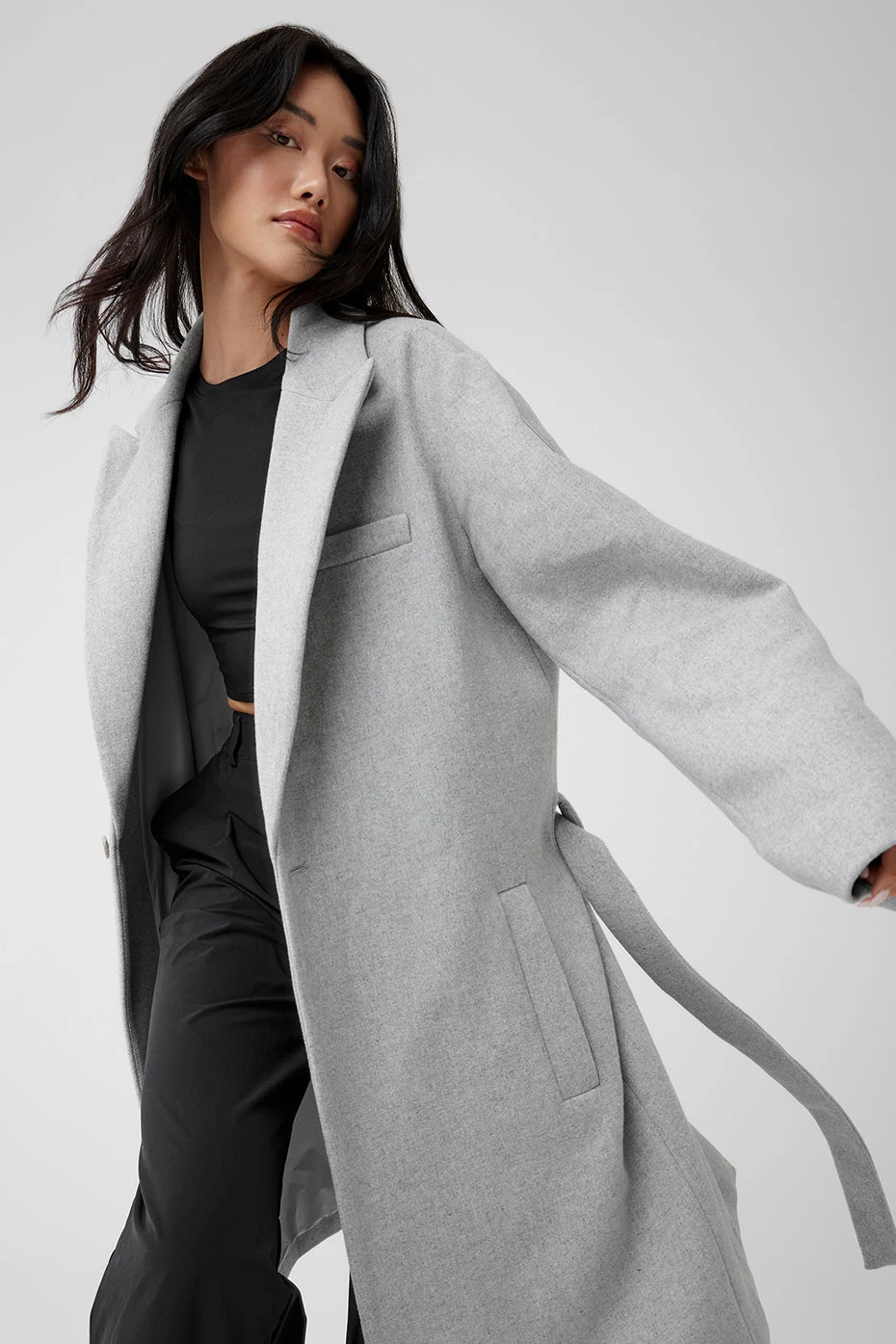Wool Gameday Overcoat - Athletic Heather Grey 4 Wool Gameday Overcoat - Athletic Heather Grey - Image 4