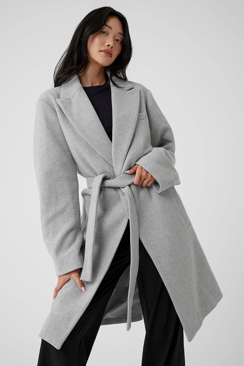 Wool Gameday Overcoat - Athletic Heather Grey 5 Wool Gameday Overcoat - Athletic Heather Grey - Image 5