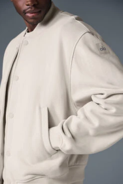 Renown Varsity Jacket - Bone 6 Renown Varsity Jacket - Bone -ALO Clothing Shop M4144R 03040 b1 s1 a3 1 m221