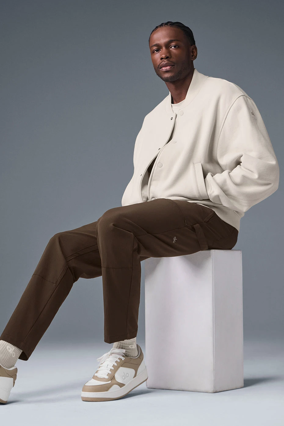 Renown Varsity Jacket - Bone 4 Renown Varsity Jacket - Bone - Image 4