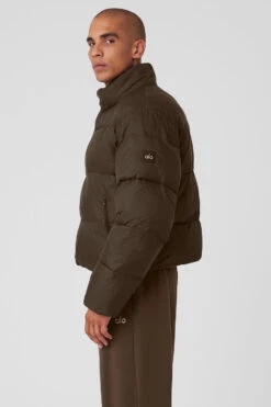 Platinum Puffer - Espresso -ALO Clothing Shop M4153R 04064 b1 s3 a2 1 m93