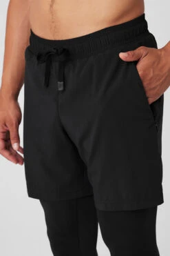 Stability 2-In-1 Pant - Black/Black -ALO Clothing Shop M5047R 01 b1 s3 a4 1 m154