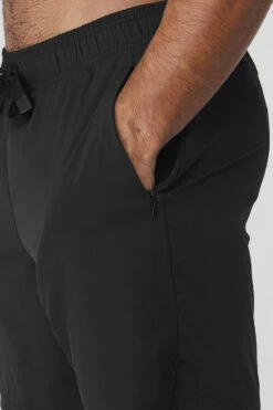 Stability 2-In-1 Pant - Black/Dark Grey Marl -ALO Clothing Shop M5047R 02725 b1 s3 a4 1 m93