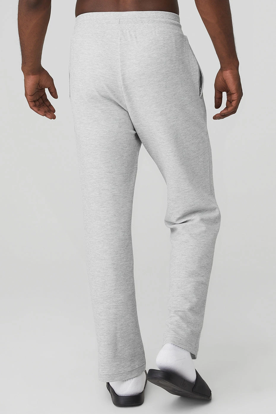 Micro Waffle Fast Break Sweatpant - Athletic Heather Grey 2 Micro Waffle Fast Break Sweatpant - Athletic Heather Grey - Image 2
