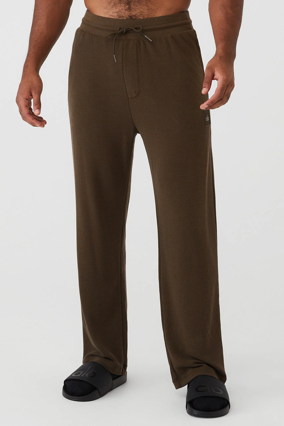 Micro Waffle Fast Break Sweatpant - Espresso 1 Micro Waffle Fast Break Sweatpant - Espresso