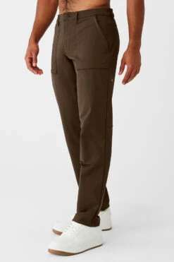 Block Pant - Espresso -ALO Clothing Shop M5131R 04064 b1 s3 a2 1 m93