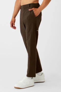 Co-Op Cropped Tech Trouser - Espresso -ALO Clothing Shop M5134R 04064 b1 s3 a3 1 m154