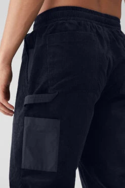 Corduroy District Sweatpant - Navy -ALO Clothing Shop M5139R 03842 b1 s3 a5 1 m108