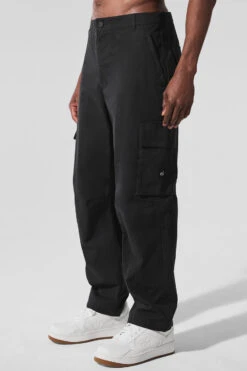 Cargo Ripstop Trouser - Black -ALO Clothing Shop M5159R 01 b1 s1 a3 1 m221