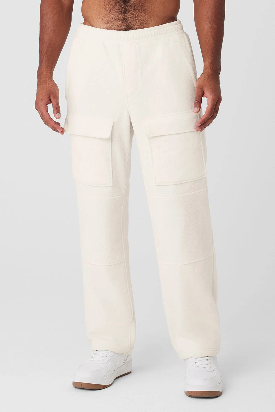 Polar Fleece Ridge Cargo Pants - Ivory 1 Polar Fleece Ridge Cargo Pants - Ivory