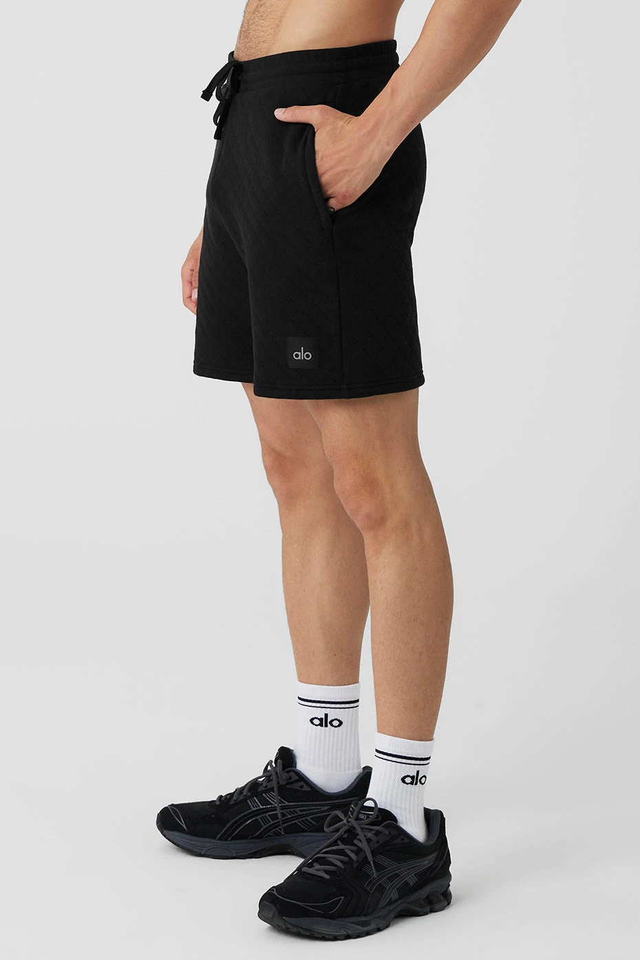 Quilted Stadium Short - Black 3 Quilted Stadium Short - Black - Image 3
