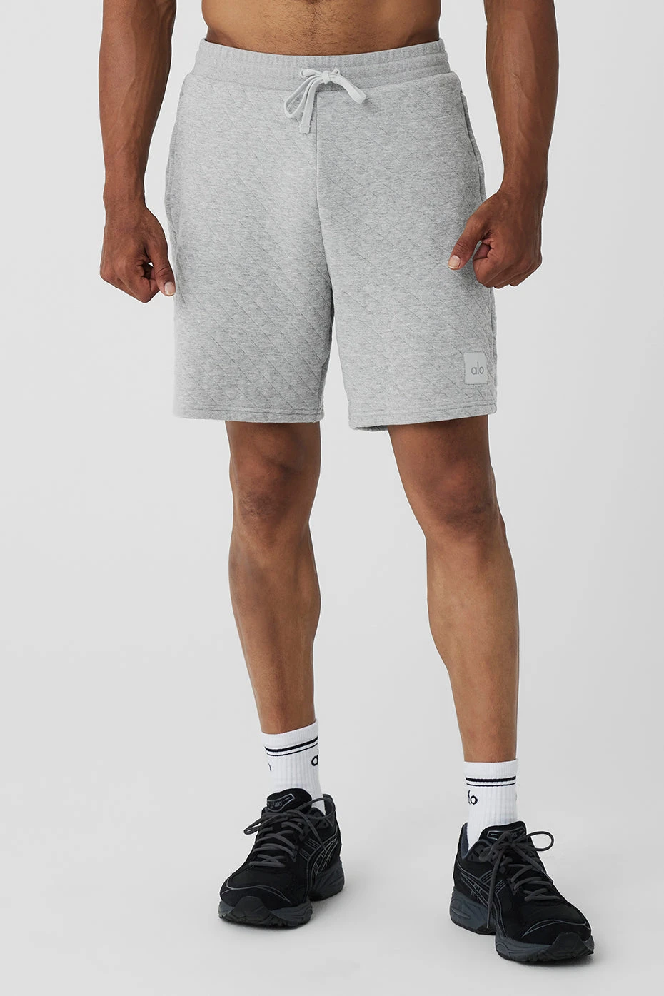Quilted Stadium Short - Athletic Heather Grey 1 Quilted Stadium Short - Athletic Heather Grey