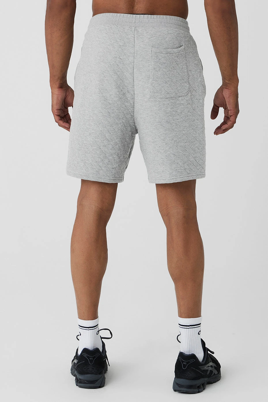 Quilted Stadium Short - Athletic Heather Grey 3 Quilted Stadium Short - Athletic Heather Grey - Image 3