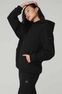 Renown Heavy Weight Hoodie - Black 7 Renown Heavy Weight Hoodie - Black -ALO Clothing Shop U3013R 01 b1 s1 a2 1 m54