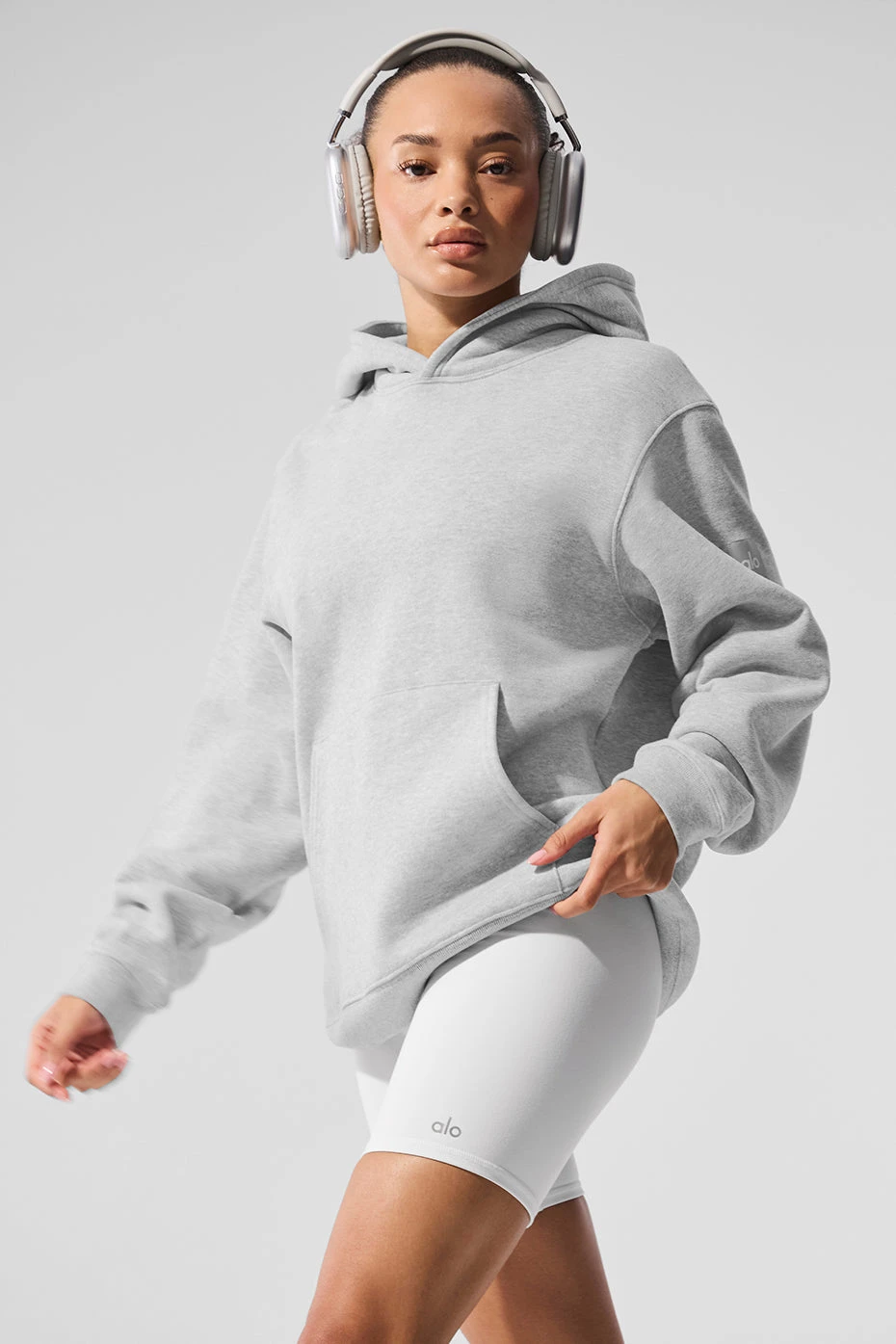 Renown Heavy Weight Hoodie - Athletic Heather Grey 1 Renown Heavy Weight Hoodie - Athletic Heather Grey