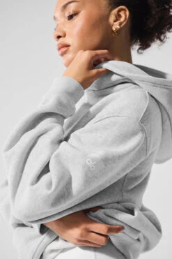 Renown Heavy Weight Hoodie - Athletic Heather Grey 6 Renown Heavy Weight Hoodie - Athletic Heather Grey -ALO Clothing Shop U3013R 02910 b1 s1 a3 1 m206