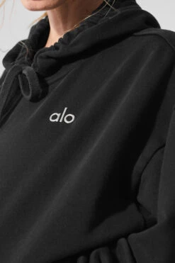 Accolade Hoodie - Black -ALO Clothing Shop U3031RG 01 b1 s1 a4 1 m91