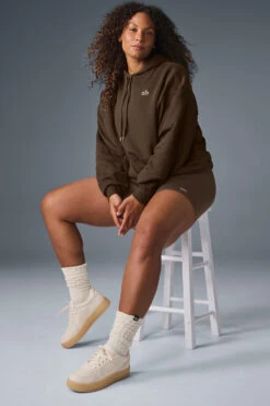 Accolade Hoodie - Espresso -ALO Clothing Shop U3032RG 04064 b1 s1 a4 1 m182