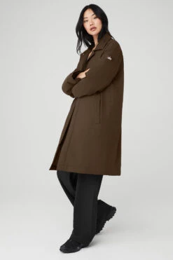 Signature Overcoat - Espresso -ALO Clothing Shop U4010R 04064 b1 s1 a3 1 m54