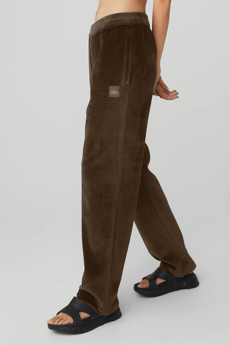Velour Baller Pant - Espresso 3 Velour Baller Pant - Espresso - Image 3