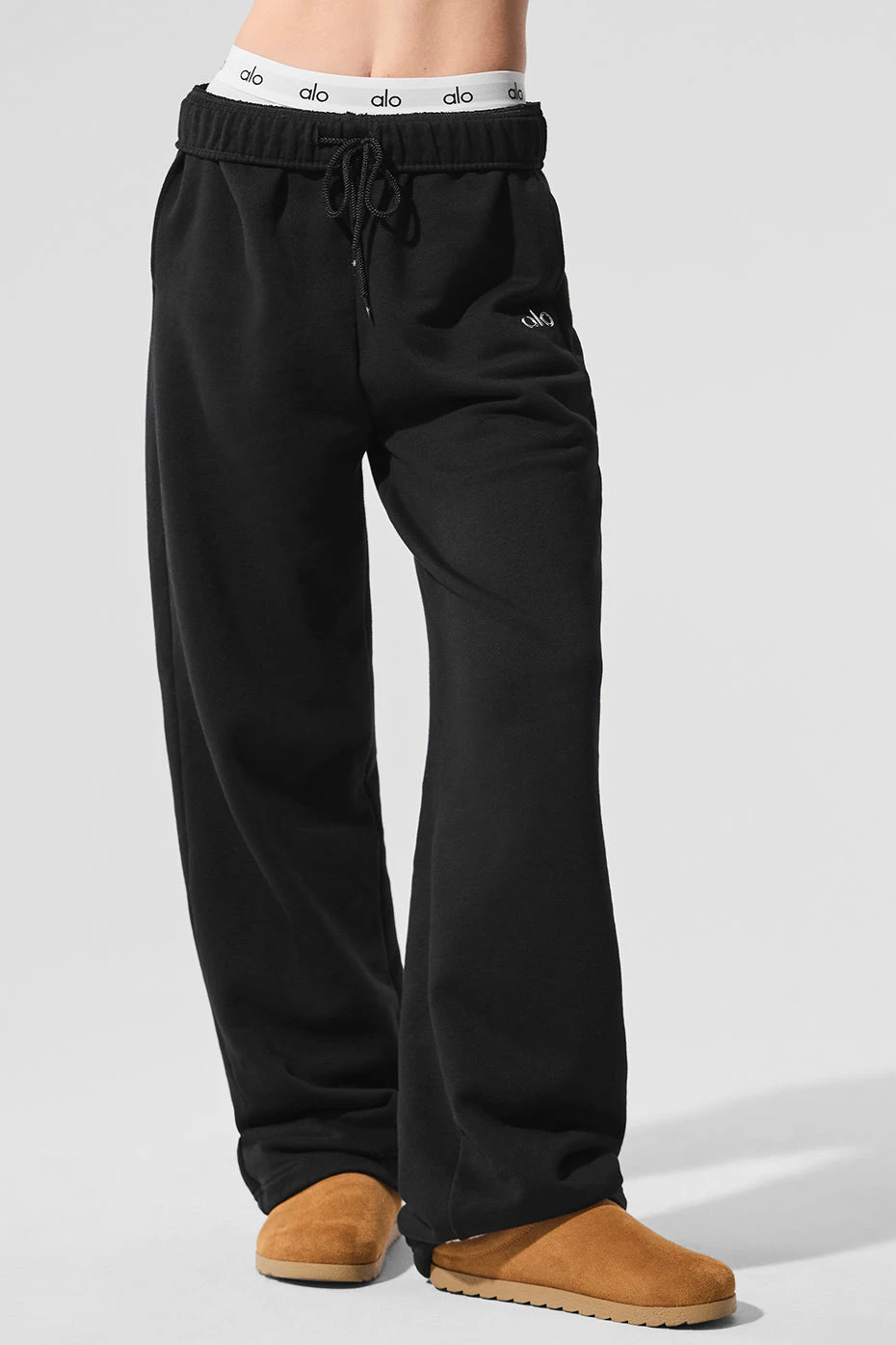 Accolade Straight Leg Sweatpant - Black 2 Accolade Straight Leg Sweatpant - Black - Image 2