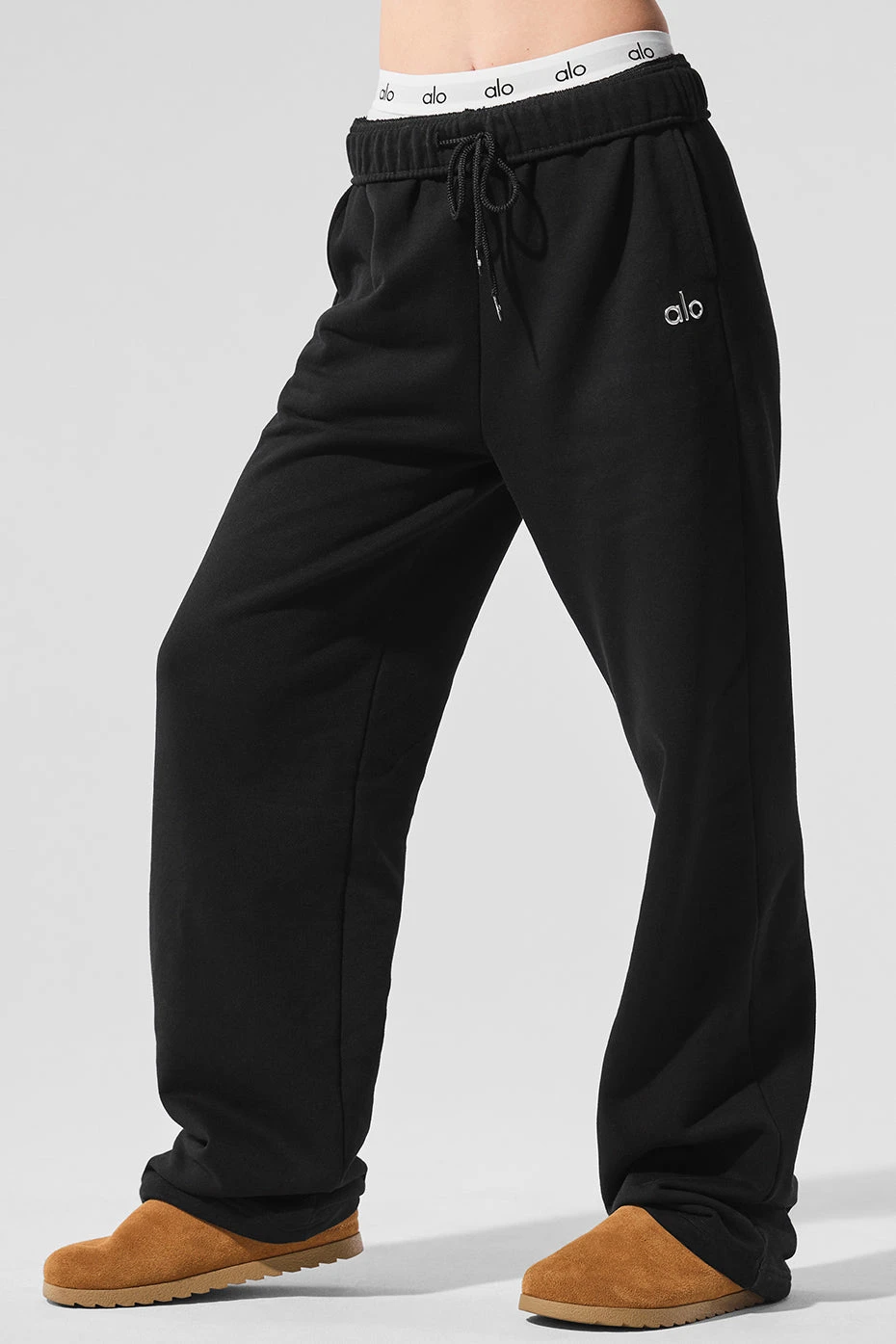 Accolade Straight Leg Sweatpant - Black 4 Accolade Straight Leg Sweatpant - Black - Image 4