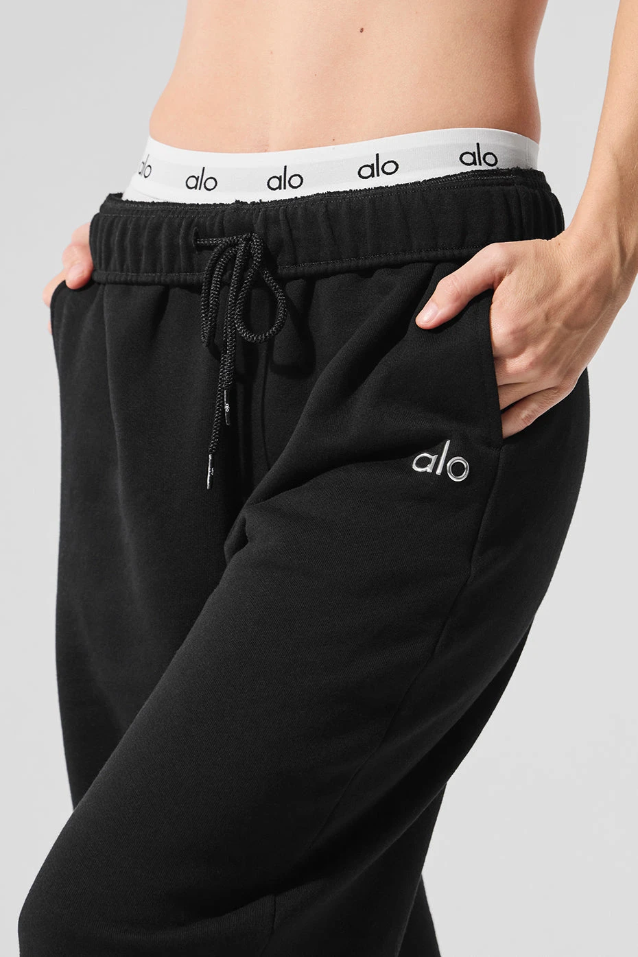 Accolade Straight Leg Sweatpant - Black 5 Accolade Straight Leg Sweatpant - Black - Image 5
