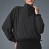 Cropped Elevation Coverup - Black