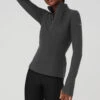 Alosoft 1/2 Zip Rapid Pullover - Anthracite
