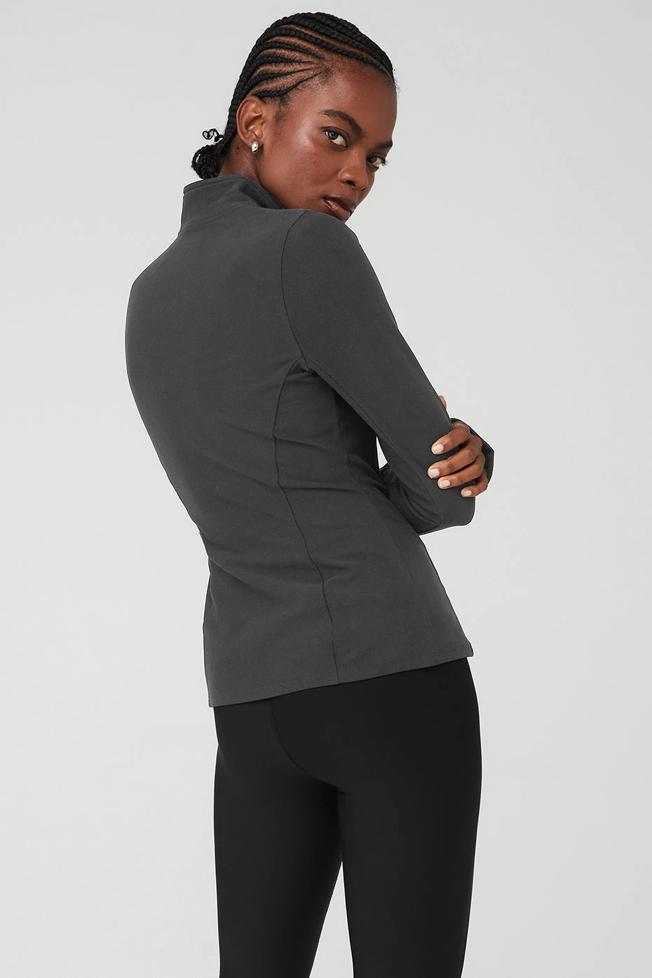 Alosoft 1/2 Zip Rapid Pullover - Anthracite 2 Alosoft 1/2 Zip Rapid Pullover - Anthracite - Image 2