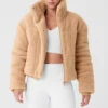 Sherpa Snow Angel Puffer - Camel