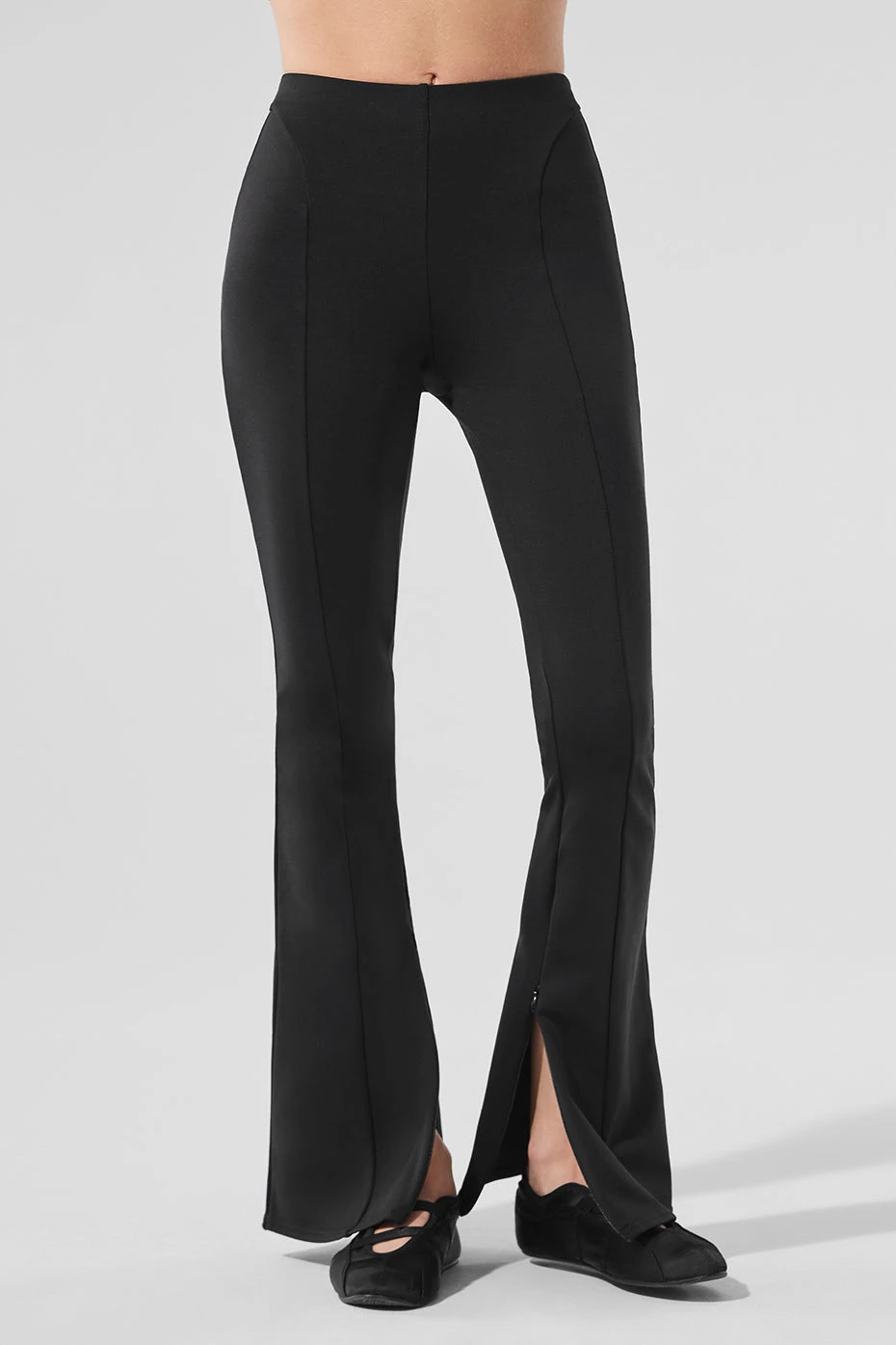 High-Waist Zip It Flare Legging - Black 1 High-Waist Zip It Flare Legging - Black
