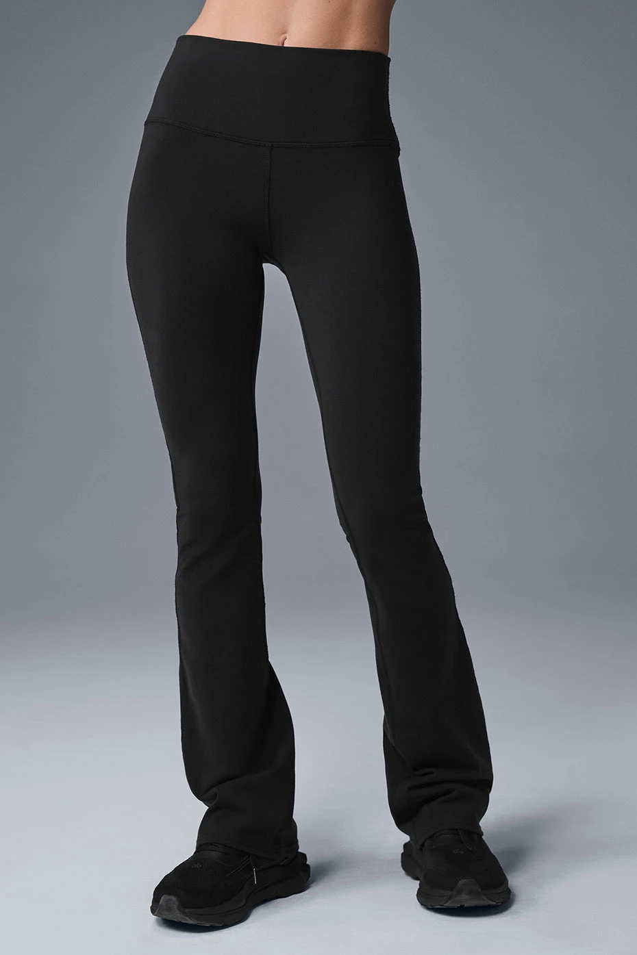 Airbrush High-Waist 7/8 Bootcut Legging - Black 1 Airbrush High-Waist 7/8 Bootcut Legging - Black