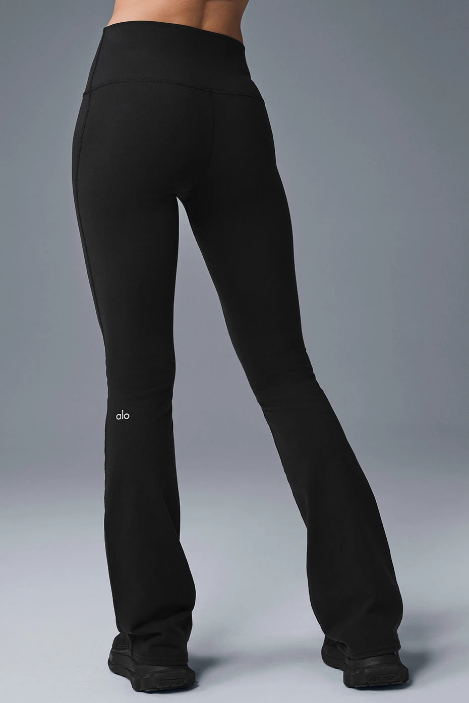 Airbrush High-Waist 7/8 Bootcut Legging - Black 4 Airbrush High-Waist 7/8 Bootcut Legging - Black - Image 4