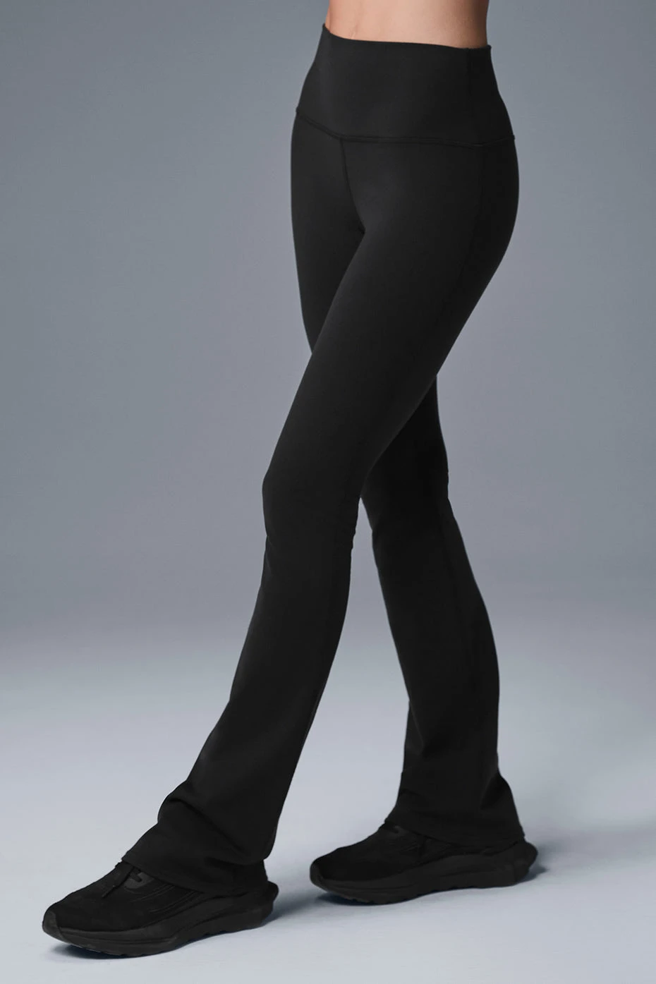 Airbrush High-Waist 7/8 Bootcut Legging - Black 3 Airbrush High-Waist 7/8 Bootcut Legging - Black - Image 3