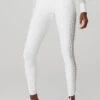 Seamless High-Waist 7/8 Open Air Legging - White