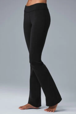 Airbrush Low-Rise Bootcut Legging - Black -ALO Clothing Shop W51150R 01 b1 s1 a3 1 m197