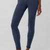 Airbrush Winter Warm High-Waist Nocturne Legging - Navy