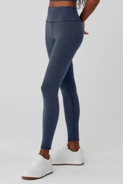 Airbrush Winter Warm High-Waist Nocturne Legging - Navy -ALO Clothing Shop W51196R 03842 b1 s1 a2 1 m76