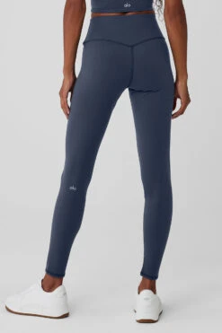 Airbrush Winter Warm High-Waist Nocturne Legging - Navy -ALO Clothing Shop W51196R 03842 b1 s1 a3 1 m76