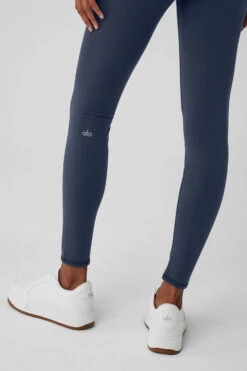 Airbrush Winter Warm High-Waist Nocturne Legging - Navy -ALO Clothing Shop W51196R 03842 b1 s1 a4 1 m76