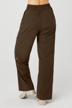 High-Waist Pursuit Trouser - Espresso -ALO Clothing Shop W51208R 04064 b1 s1 a3 1 m89