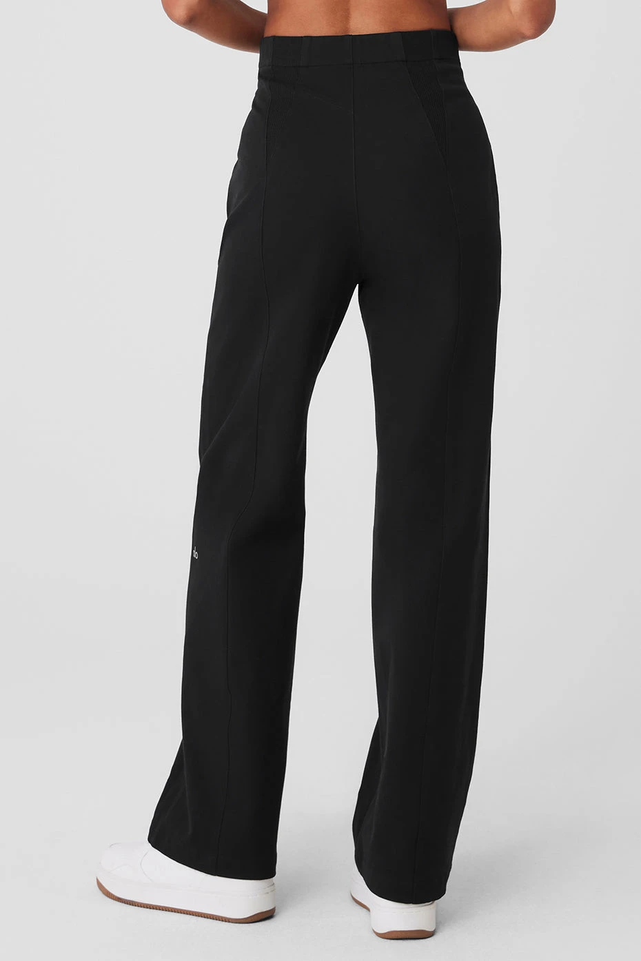 High-Waist On Point Moto Trouser - Black 2 High-Waist On Point Moto Trouser - Black - Image 2
