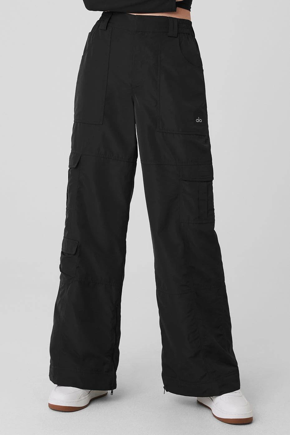 High-Waist Ski-Moto Puffer Pant - Black 1 High-Waist Ski-Moto Puffer Pant - Black