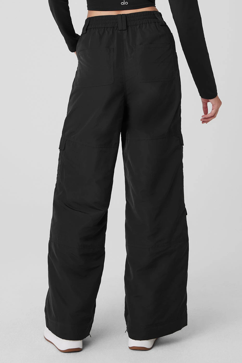 High-Waist Ski-Moto Puffer Pant - Black 2 High-Waist Ski-Moto Puffer Pant - Black - Image 2