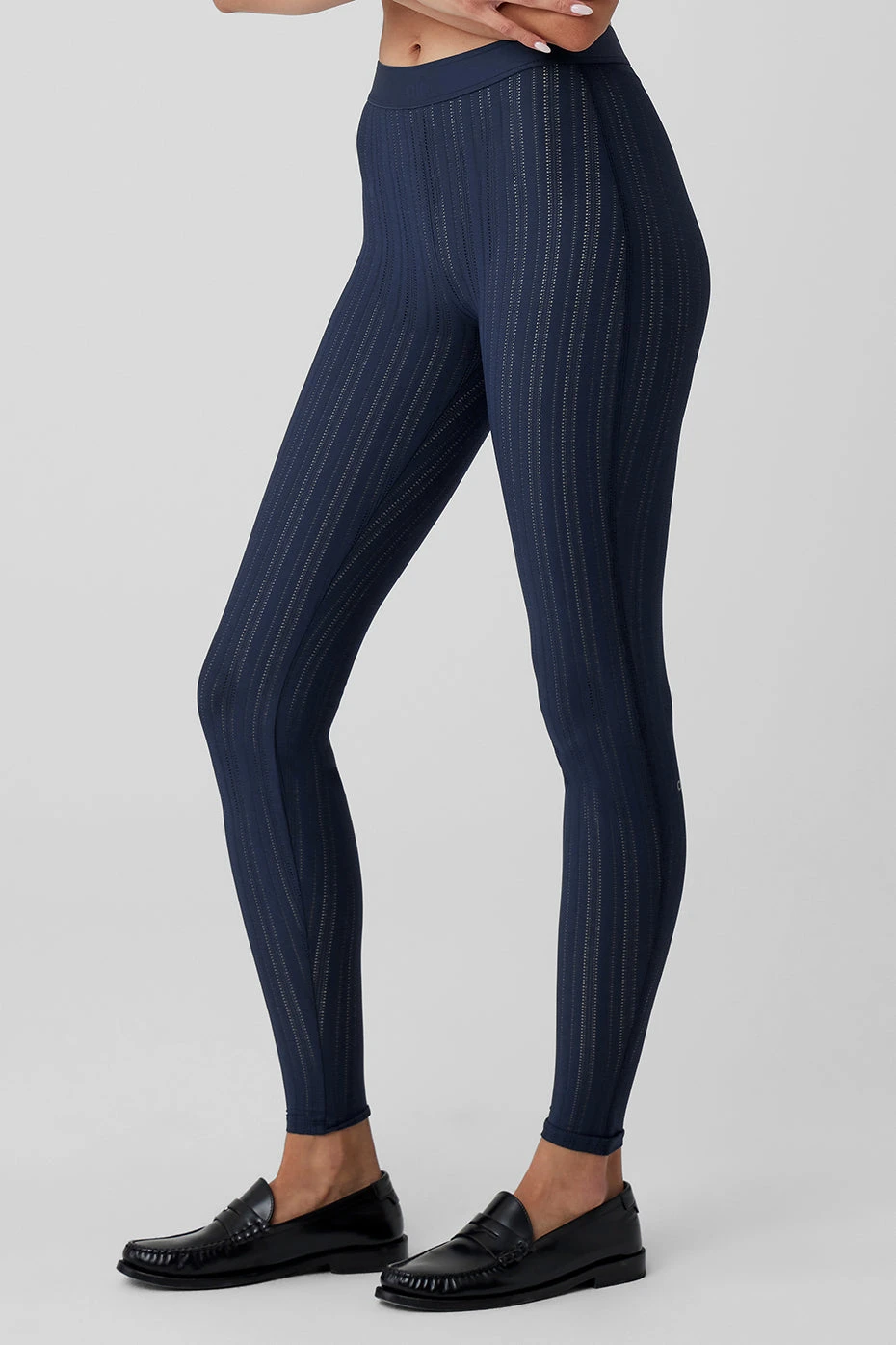 High-Waist Euphoria Legging - Navy 3 High-Waist Euphoria Legging - Navy - Image 3