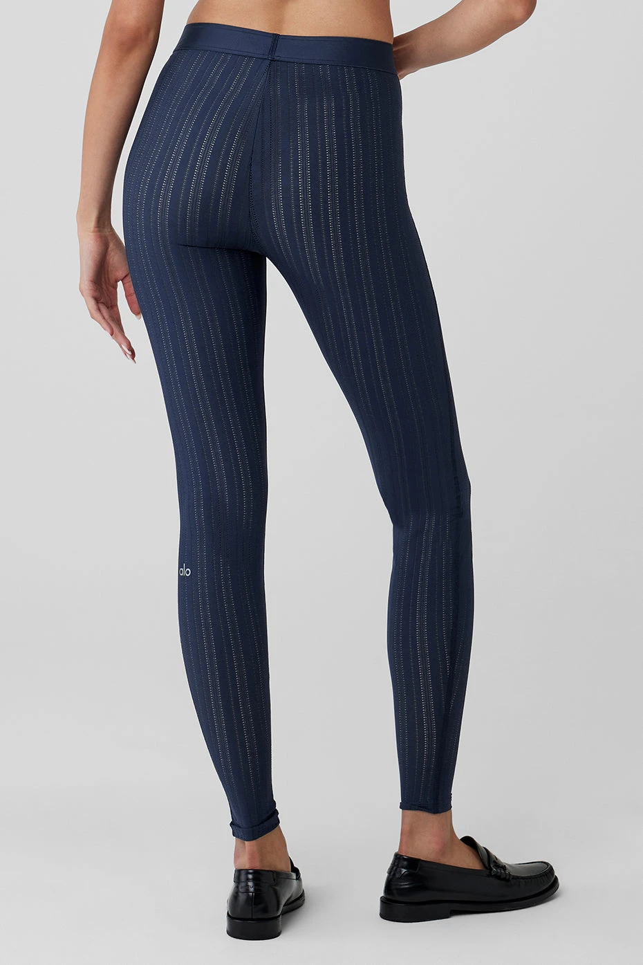 High-Waist Euphoria Legging - Navy 2 High-Waist Euphoria Legging - Navy - Image 2
