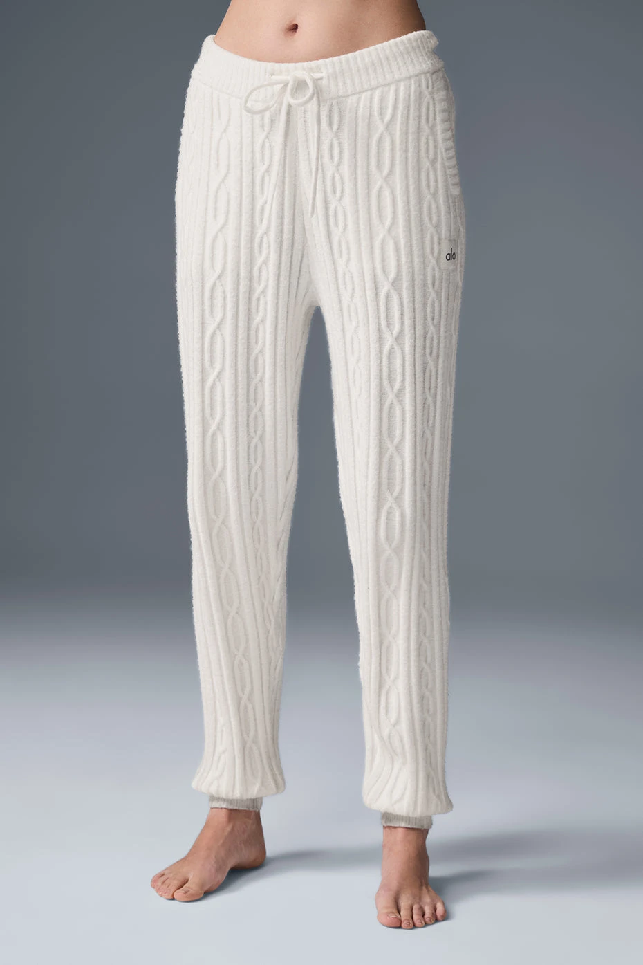 Cable Knit Winter Bliss Pant - Ivory 1 Cable Knit Winter Bliss Pant - Ivory