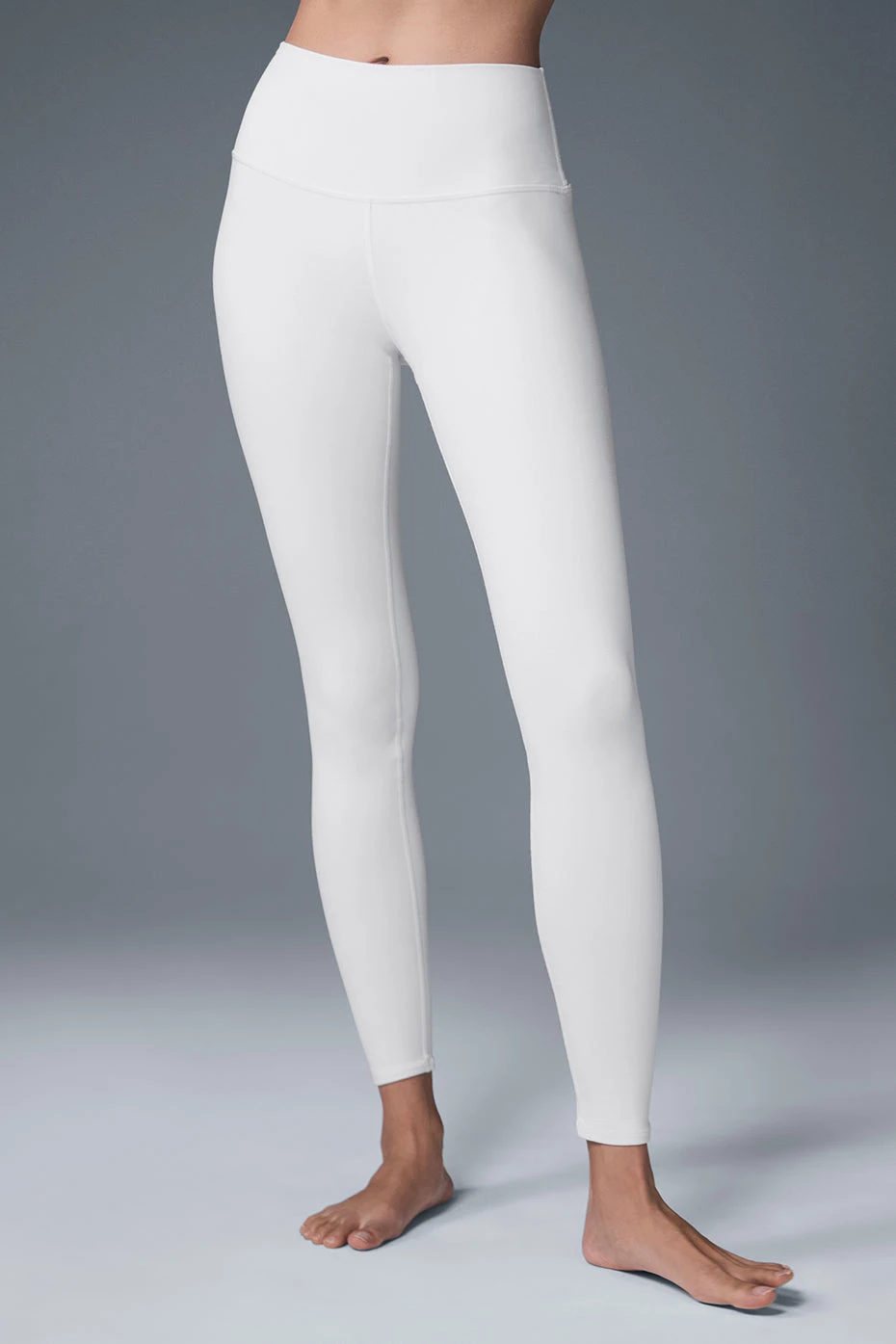 High-Waist Airbrush Legging - White 1 High-Waist Airbrush Legging - White